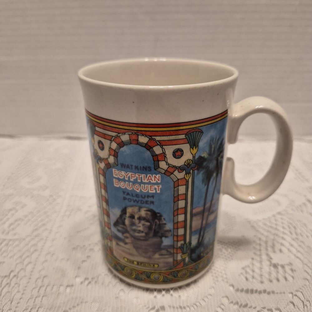 Vintage Watkins 1992 Egyptian Talc Coffee Mug 6th In Series Heritage Collection